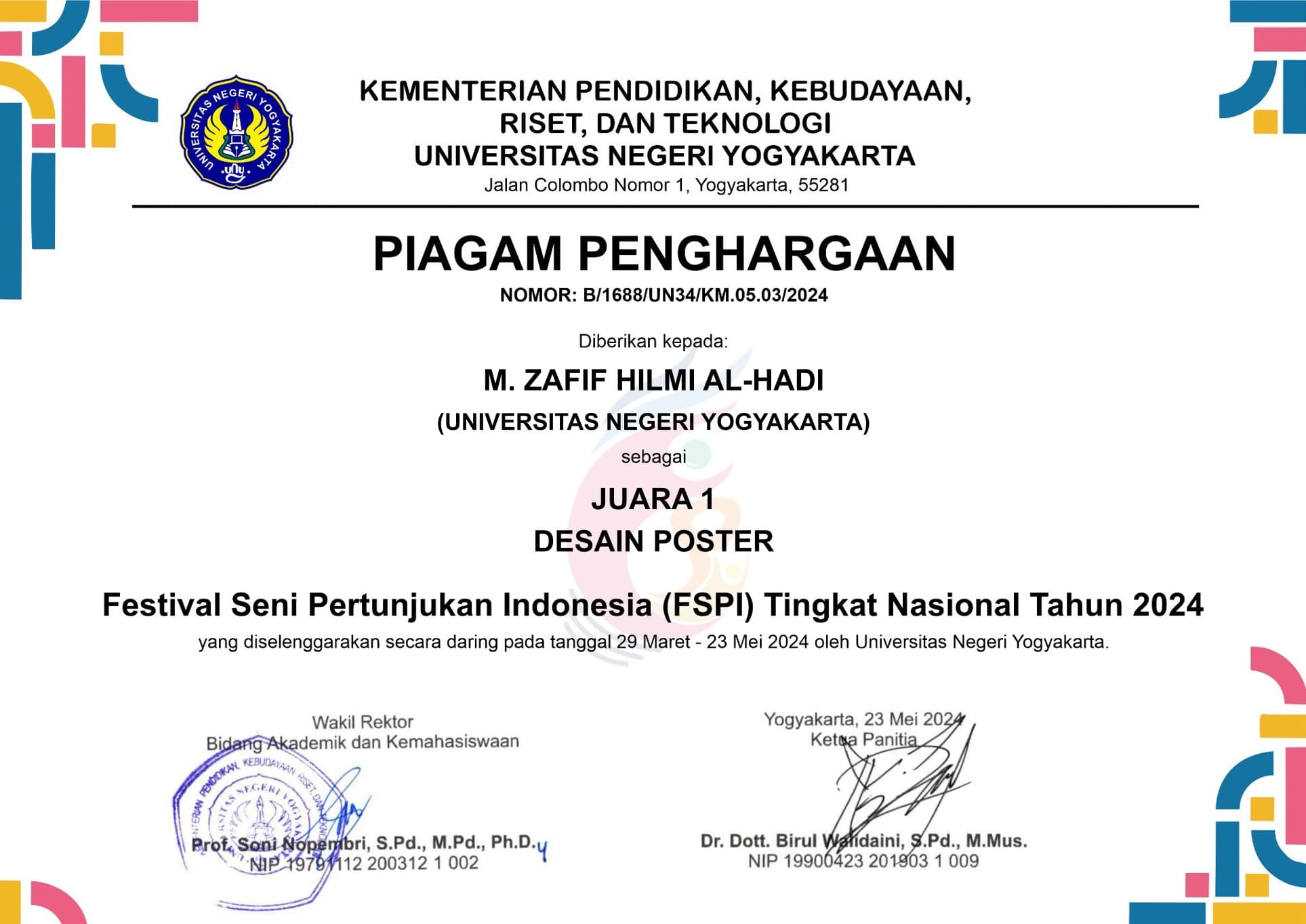 Juara 1 Festival Seni Pertunjukan Indonesia 2024 thumbnail